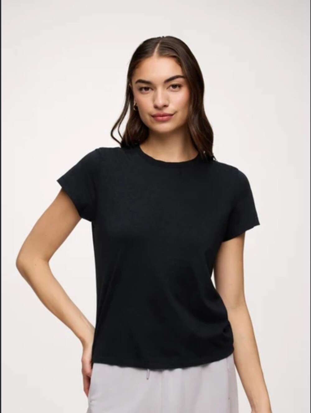 nuuds Black Short Sleeve Crewneck Tee